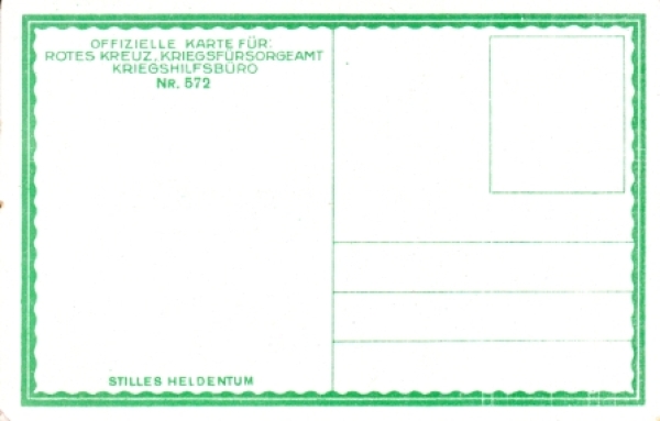 Anton Reckziegel xxxx 95 004 A ** Pohled pro Červený kříž Nr. 572